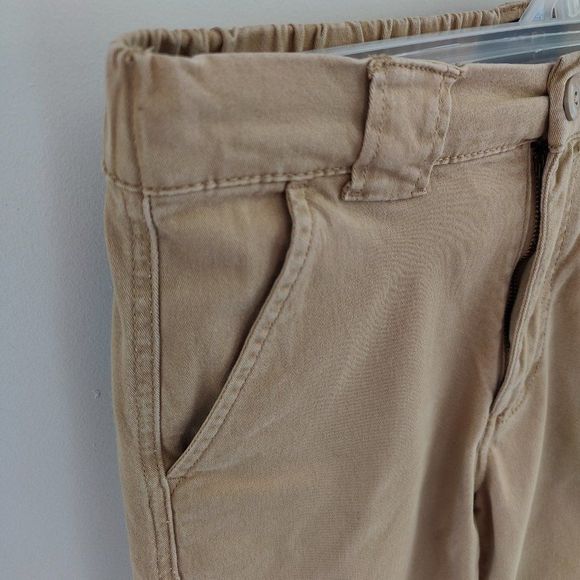 Aeropostale Khaki High Rise Jogger with elastic band waist and feet, Size XS - Picture 11 of 16